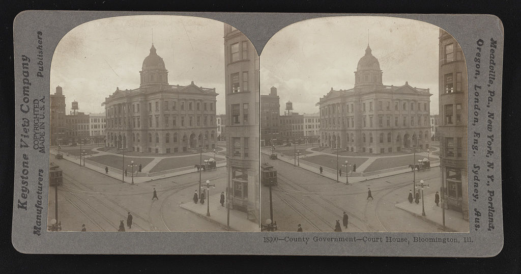 County Government -- Courthouse, Bloomington, Ill. 1917